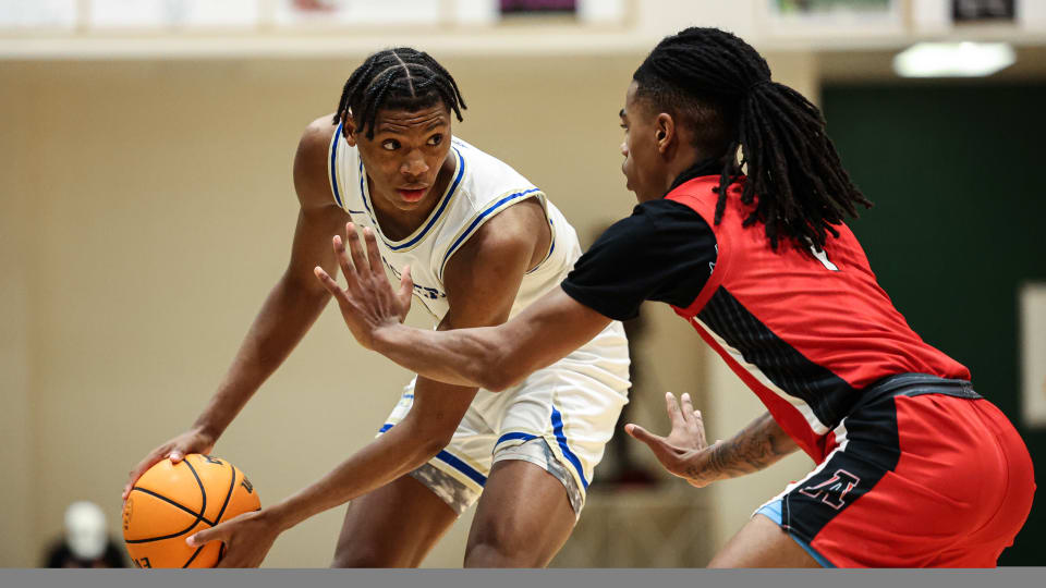 McEachern star Ace Bailey, left, will be playing for Rutgers next season.